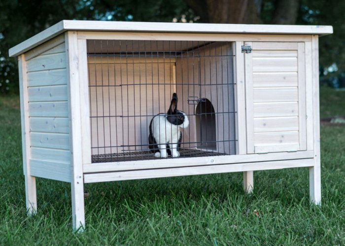Клетки для кроликов: описание, чертежи и фото