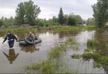 Вода ушла из 35 домов в четырех поселках Красноярского края