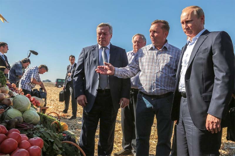 Президент России Владимир Путин обеспокоен сокращением сельхозпроизводства в Ростовской области