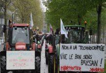 Французские фермеры устроили транспортный коллапс