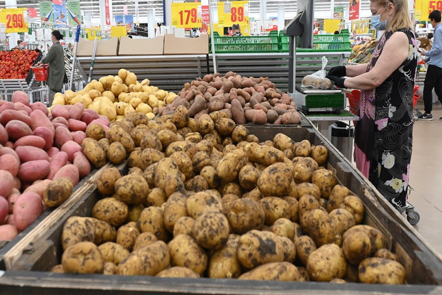 Аналитики констатируют падение доходов россиян на полтонны картошки